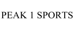 PEAK 1 SPORTS trademark