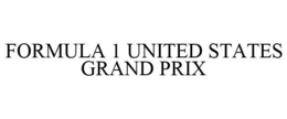 FORMULA 1 UNITED STATES GRAND PRIX trademark