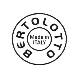 BERTOLOTTO MADE IN ITALY trademark