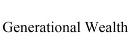 GENERATIONAL WEALTH trademark