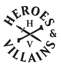 HEROES & VILLAINS HV trademark
