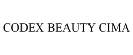 CODEX BEAUTY CIMA trademark