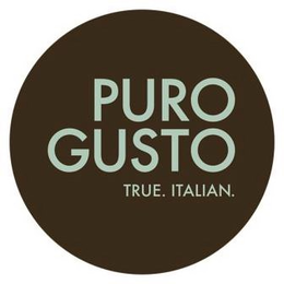 PURO GUSTO TRUE. ITALIAN. trademark
