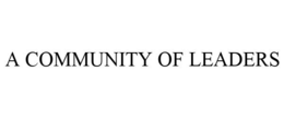 A COMMUNITY OF LEADERS trademark