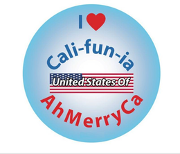 I CALI-FUN-IA UNITED STATES OF AHMERRYCA trademark