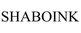 SHABOINK trademark