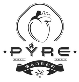 PYRE ESTD 2020 BARBER trademark