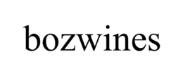 BOZWINES trademark