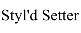 STYL'D SETTER trademark