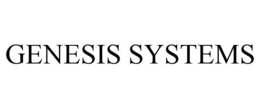 GENESIS SYSTEMS trademark