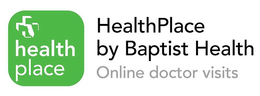 HEALTH PLACE HEALTHPLACE BY BAPTIST HEALTH ONLINE DOCTOR VISITS trademark