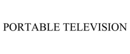 PORTABLE TELEVISION trademark