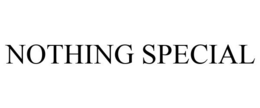 NOTHING SPECIAL trademark