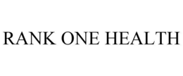RANK ONE HEALTH trademark