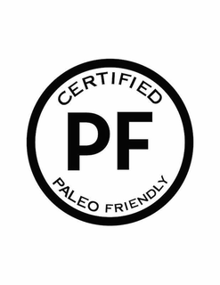 CERTIFIED PF PALEO FRIENDLY trademark