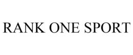 RANK ONE SPORT trademark
