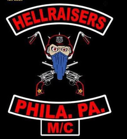 HELLRAISERS PHILA. PA. M/C 8LE trademark