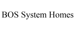 BOS SYSTEM HOMES trademark