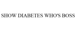 SHOW DIABETES WHO'S BOSS trademark