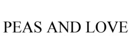 PEAS AND LOVE trademark