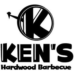 K KEN'S HARDWOOD BARBECUE trademark