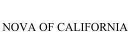 NOVA OF CALIFORNIA trademark