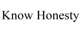 KNOW HONESTY trademark