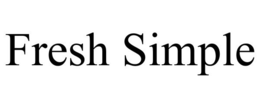 FRESH SIMPLE trademark