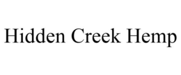 HIDDEN CREEK HEMP trademark