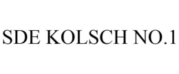 SDE KOLSCH NO.1 trademark