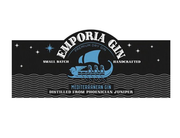 EMPORIA GIN PREMIUM DRY GIN SMALL BATCH HANDCRAFTED MEDITERRANEAN GIN DISTILLED FROM PHOENICIAN JUNIPER trademark