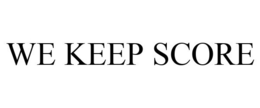 WE KEEP SCORE trademark