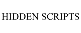 HIDDEN SCRIPTS trademark