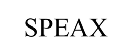SPEAX trademark
