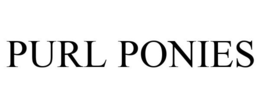 PURL PONIES trademark