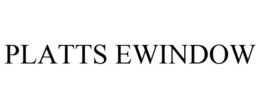 PLATTS EWINDOW trademark