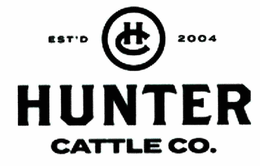 HUNTER CATTLE CO. EST'D 2004 HC trademark