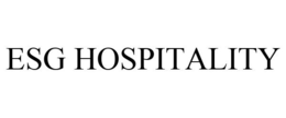 ESG HOSPITALITY trademark