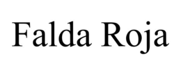 FALDA ROJA trademark
