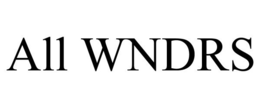 ALL WNDRS trademark