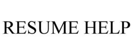 RESUME HELP trademark