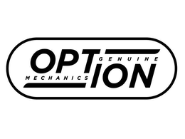 GENUINE OPTION MECHANICS trademark