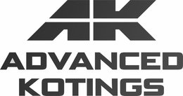 AK ADVANCED KOTINGS trademark