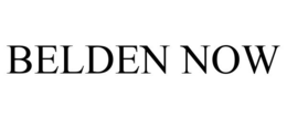 BELDEN NOW trademark