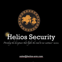 HELIOS SECURITY PROVIDING THE HORSEPOWER THAT LIGHTS THE ROAD TO OUR CUSTOMERS' SUCCESS SALES@HELIOS-SRM.COM trademark
