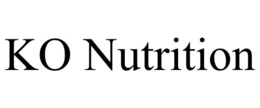 KO NUTRITION trademark