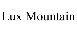 LUX MOUNTAIN trademark