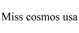 MISS COSMOS USA trademark