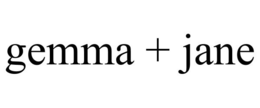 GEMMA + JANE trademark