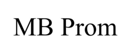 MB PROM trademark